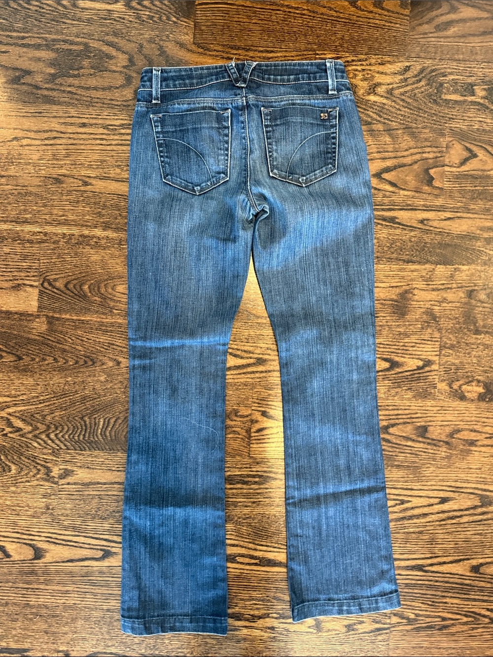 Joe's Jeans Bootcut Blue Denim with Embroidered Back Pocket - Picture 6 of 7